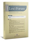 Lex&Forum, 1 (2022)