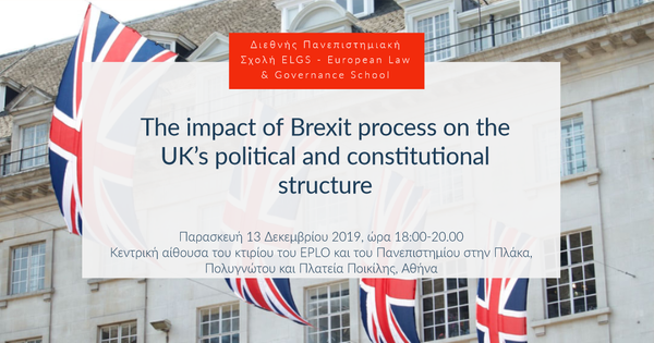 The impact of Brexit process on the UK's political and constitutional structure